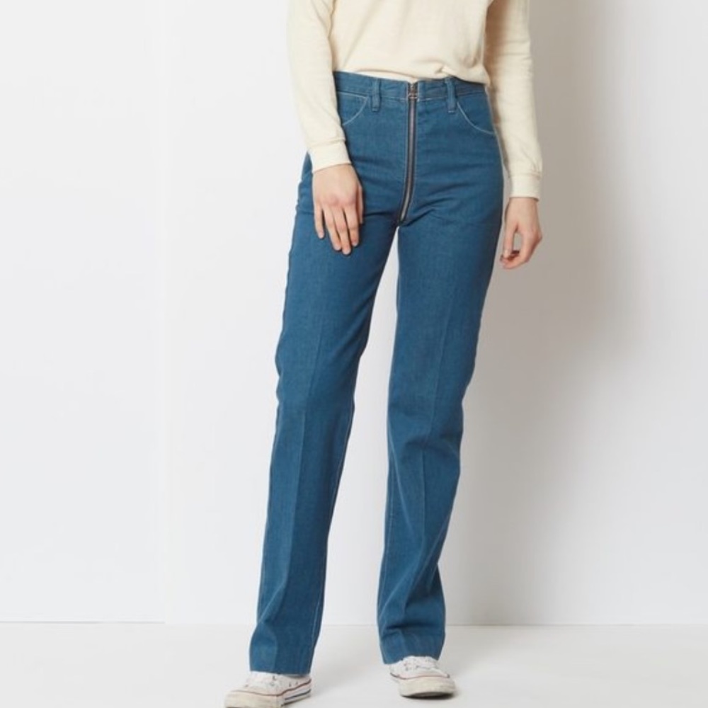 LOROD Zip Through Jeans, Size 12